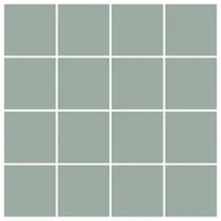 Revestimento Mate Esmaltado Verde 7,5x7,5cm Portobello Bold Caixa 2m² Mint