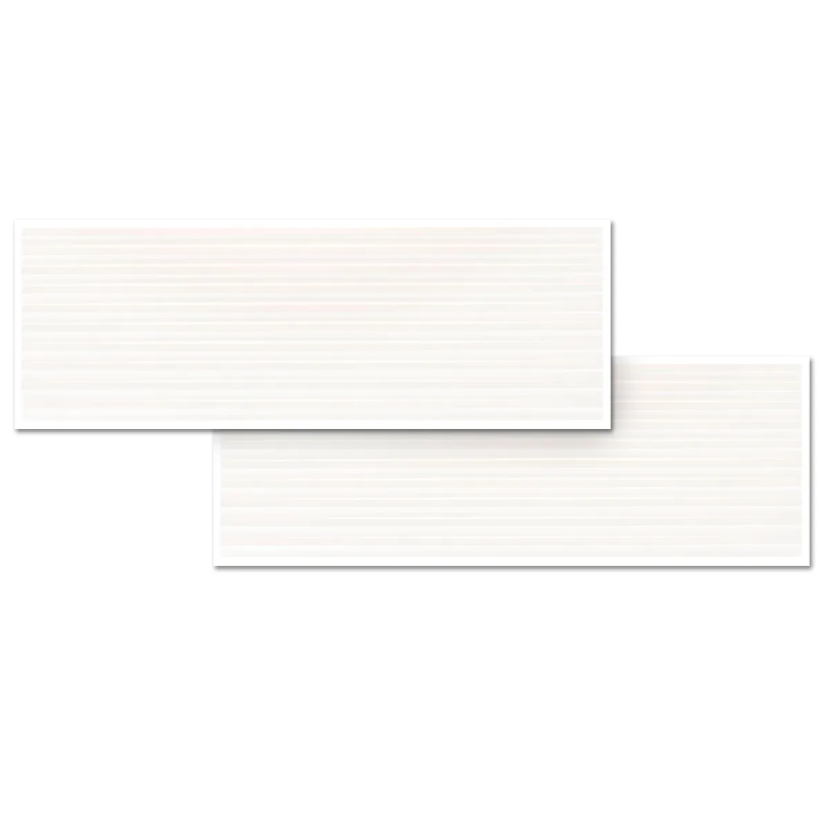 Revestimento Mate Esmaltado Branco 30x90cm Portobello Retificado Caixa 1,34m² Branco Decor Ripado, marca Portobello - Foto Principal