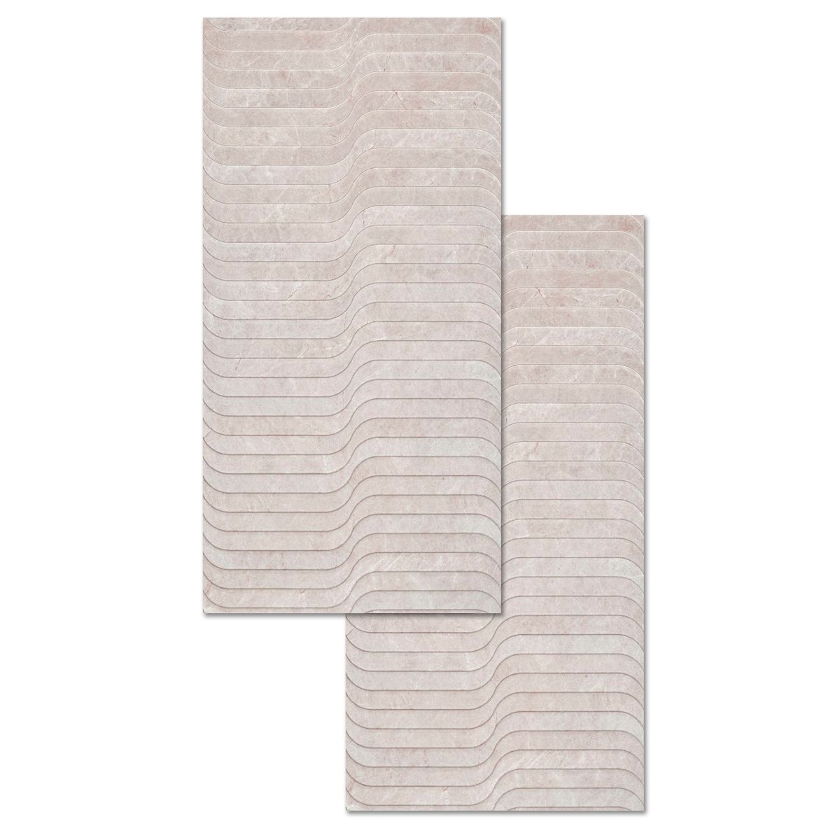 Porcelanato Acetinado Esmaltado Branco 60x120cm Portobello Retificado Caixa 1,43m² Moonlight Off White Stream, marca Portobello - Foto Principal