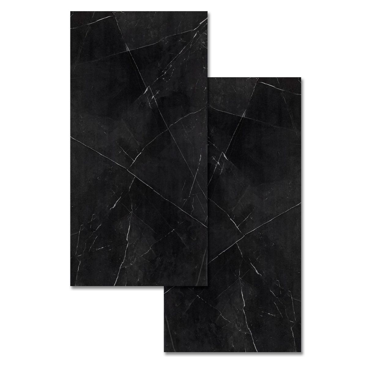 Porcelanato Black Supreme 60x120cm Polido Retificado Caixa 1,43m² Portobello, marca Portobello - Foto Principal