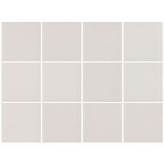 Revestimento Neutral Off White Mesh Mate 10x10cm Eliane