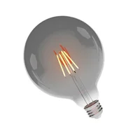 Balloon Led Filamento Fume 4w Luz Ambar 127/220v E27