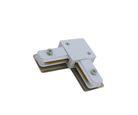 Conector  Modelo L, para Trilhos de Sobrepor, Branco