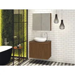 Espelheira Life 60cm Freijó Astral Design