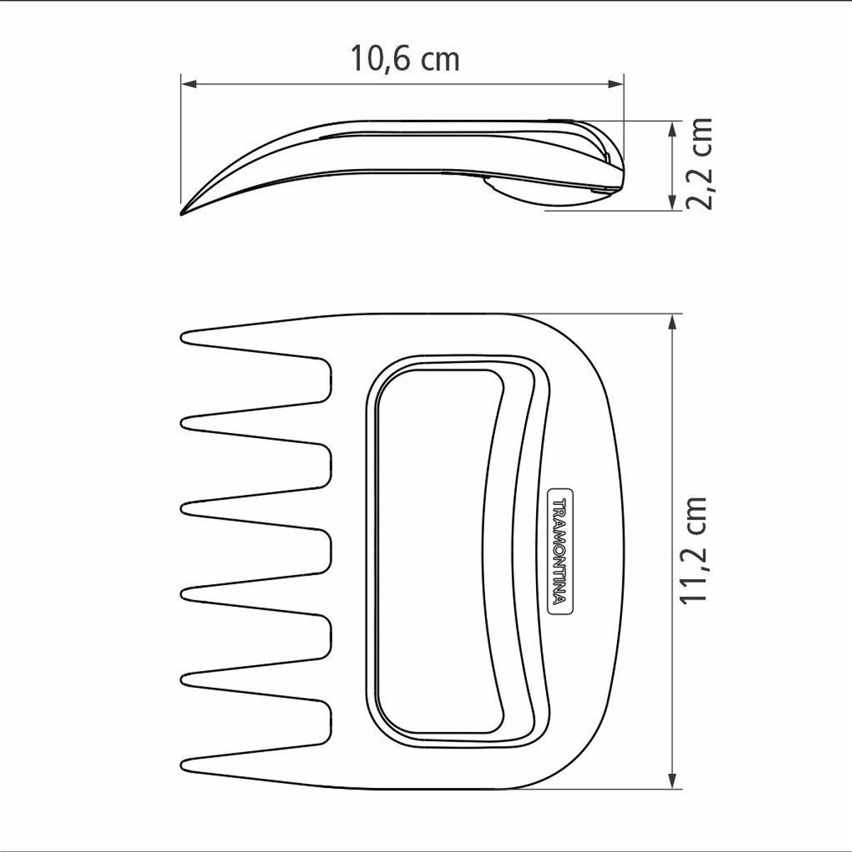 Tramontina - Conjunto Garras Multiuso 2Pc Black Tramontina