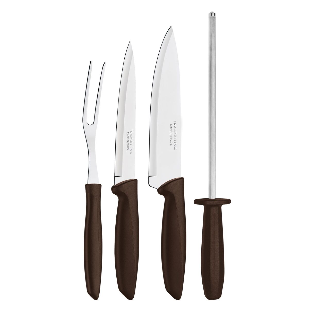 Kit Churrasco Inox 4 Peças Plenus Mar Tramontina, marca Tramontina - Foto Principal