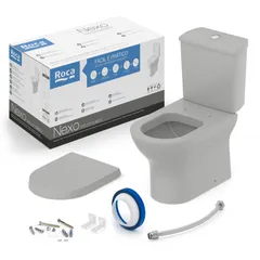 Kit Bacia Sanitária Com Caixa Acoplada Duplo Acionamento 3/6 L Stone Nexo Roca