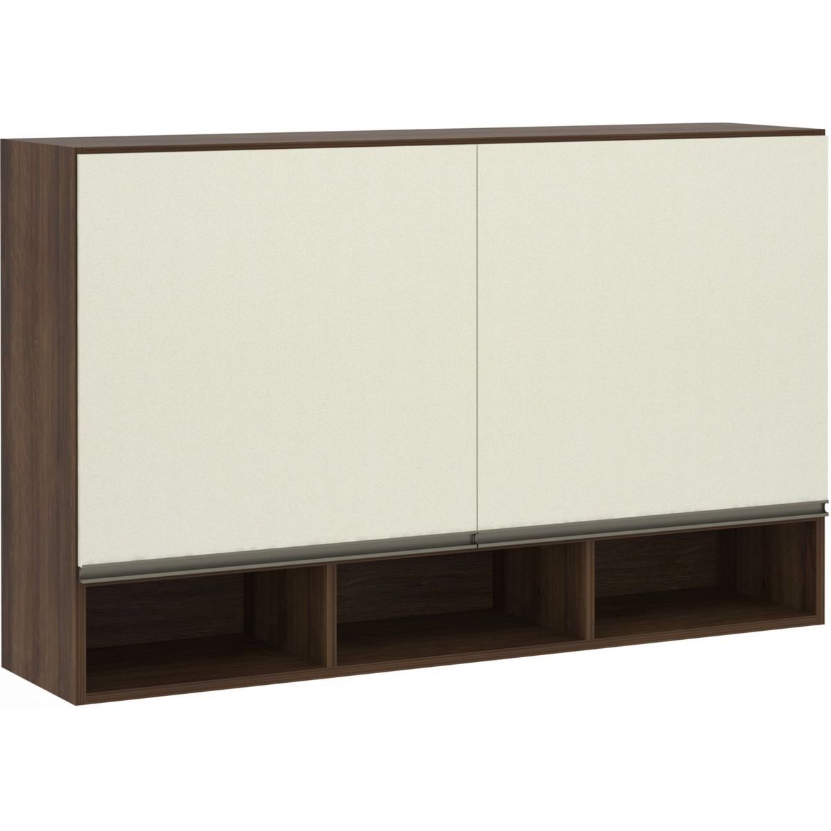 Armario 120cm 2 Portas com Nicho Luciane Jade, marca Luciane Cozinhas - Foto Principal