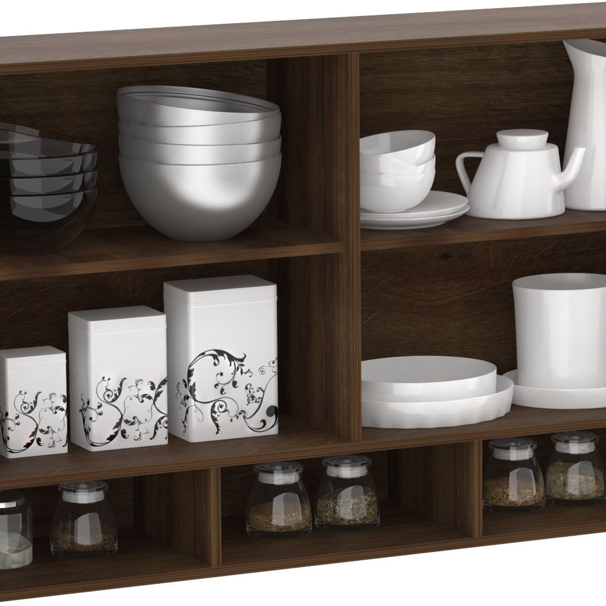 Armario 120cm 2 Portas com Nicho Luciane Jade, marca Luciane Cozinhas - Foto 2