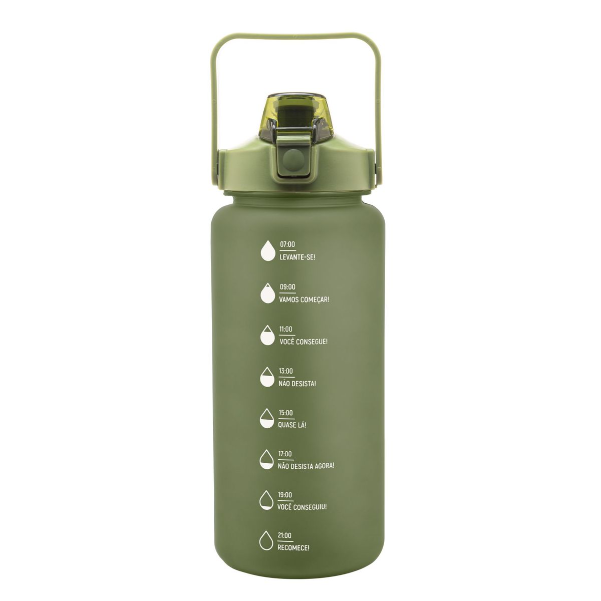 Garrafa Squeeze em Policarbonato Verde 2l - Lyor, marca Lyor - Foto Principal