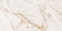 Piso Porcelanato Polido Retificado Branco Interno 60x120cm Marmo Gold Incesa Caixa 2m²