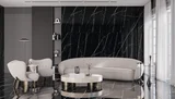 Piso Porcelanato Polido Retificado Preto Interno 90x180cm Royal Black Lux Biancogres Caixa 3,2m²