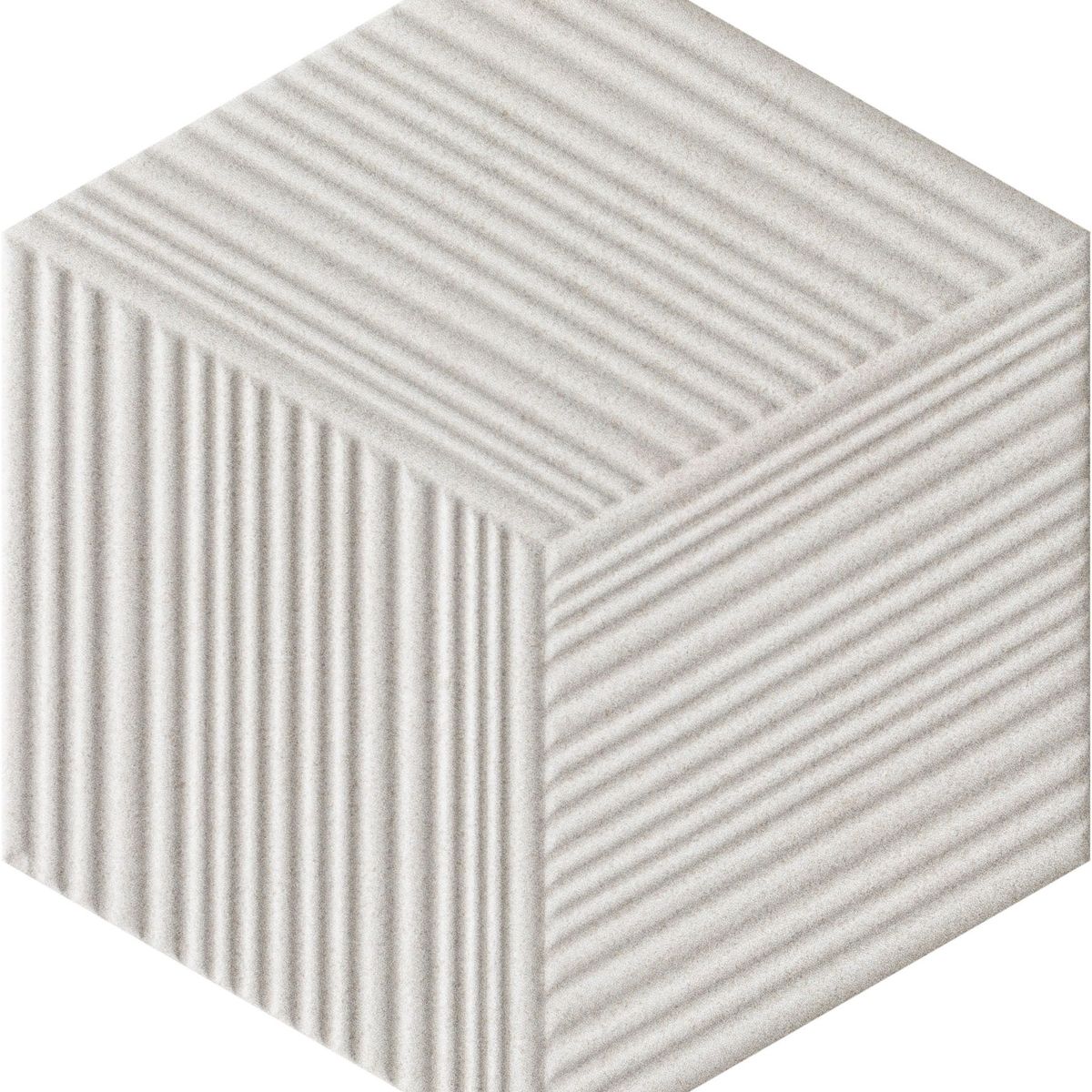 Porcelanato Khali Hex Plisse Off-White Mate, marca Eliane - Foto Principal