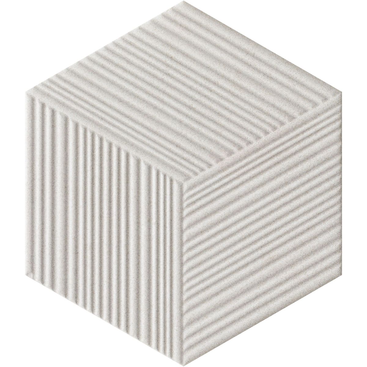 Porcelanato Khali Hex Plisse Off-White Mate, marca Eliane - Foto Principal