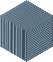 Porcelanato Orion Hex Plisse Cosmic Metalizado