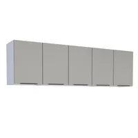 Armário Aéreo Aço Jupiter 192cm Cinza Cozimax