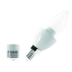 Vela Led Cristal E14 4.5w 4000k Biv