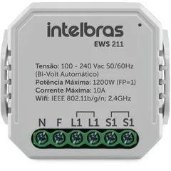 Interruptor Controlador de Crg Wi-Fi 1 1 Ews 211