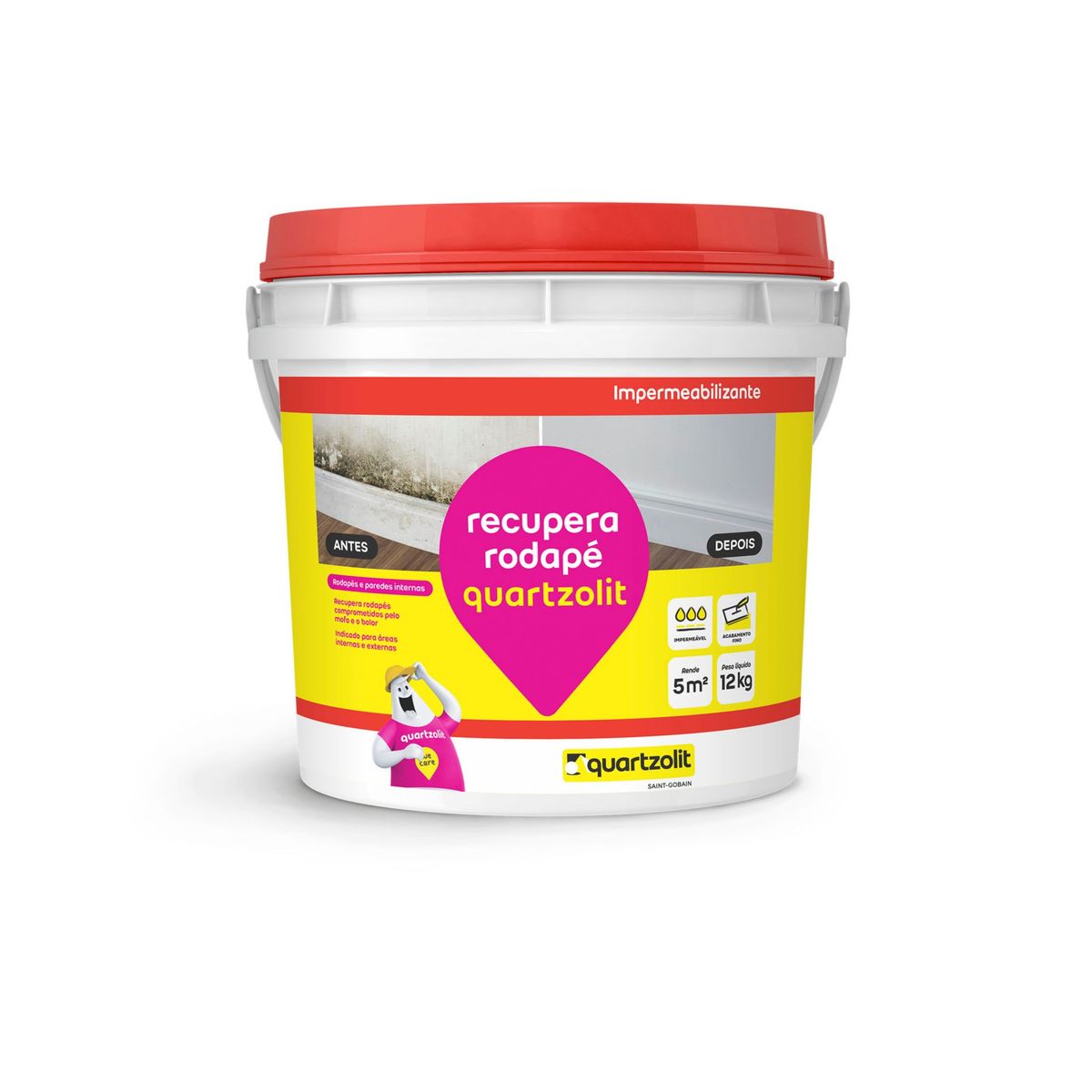Recupera Rodapé Balde 12Kg, marca  - Foto Principal