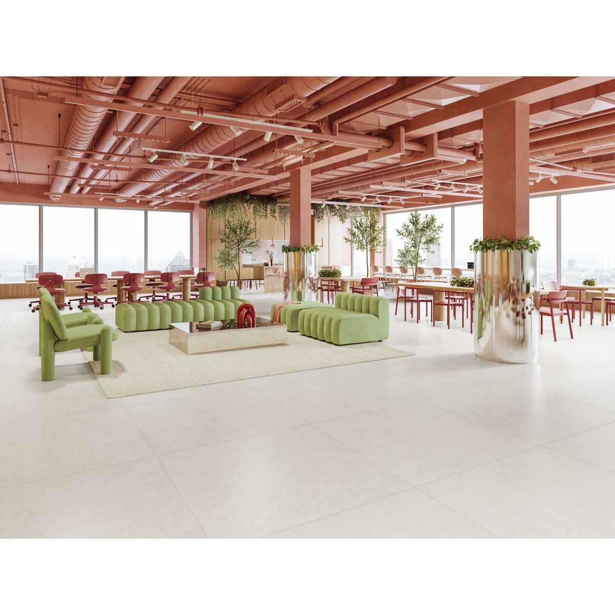 Porcelanato Space Cinza Abs R119,5x119,5 Caixa 2,85, marca Incepa - Foto Principal