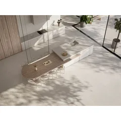 Porcelanato Kronos Off Wh Mt Retificado 160x160 Caixa 2,56
