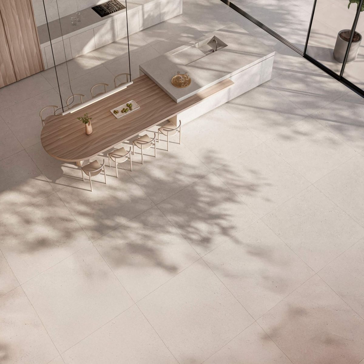 Porcelanato Kronos Greige Mt Retificado 160x320 Caixa 5,12, marca Roca - Foto Principal