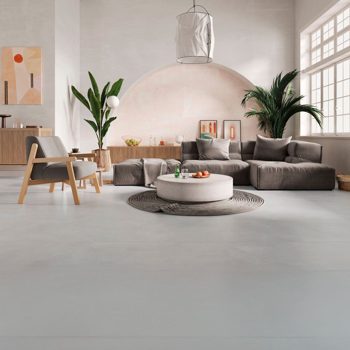 Porcelanato Pro Cement Acetinado 89,5x89,5cm Caixa 2,4m² Incepa, marca Incepa - Foto Principal
