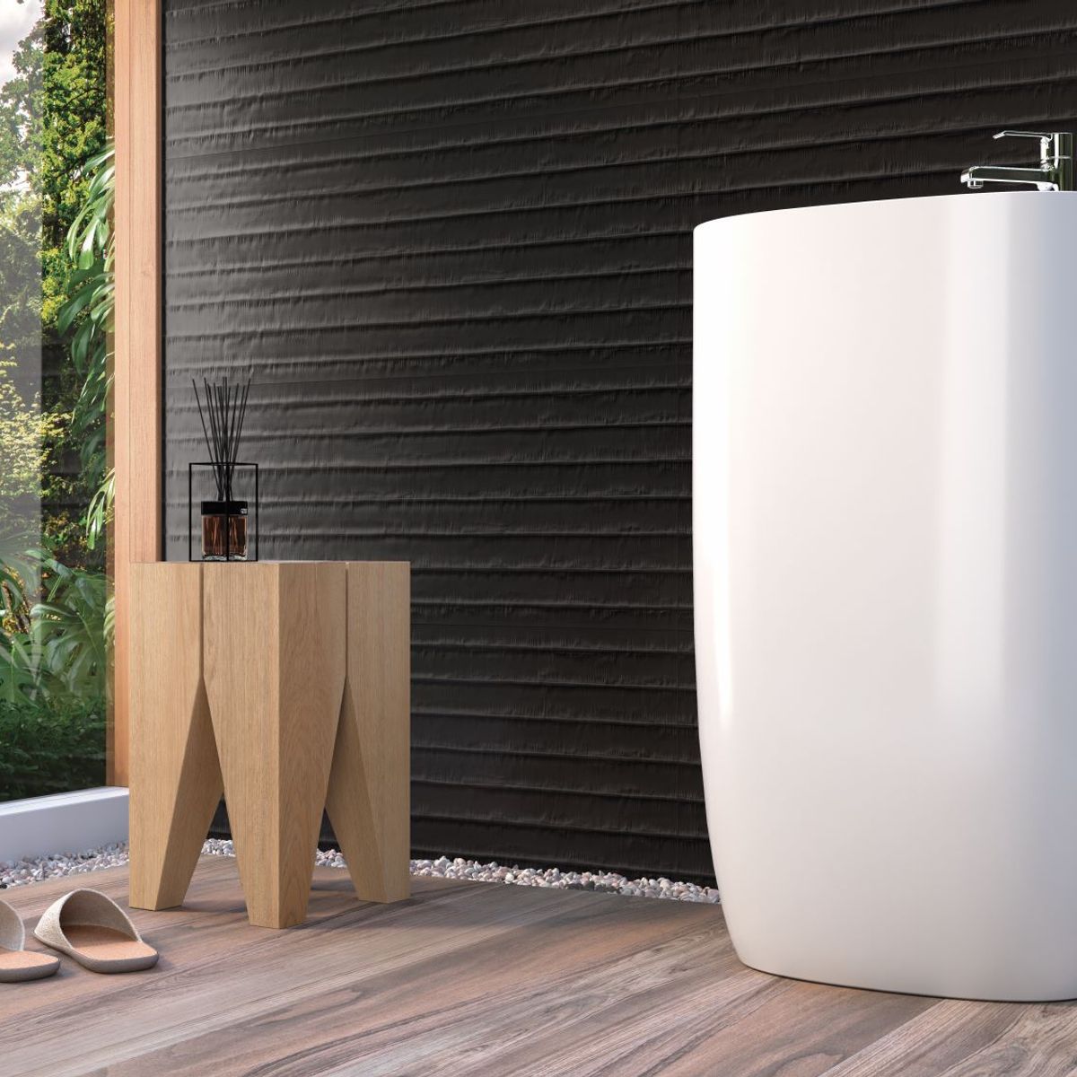 Revestimento Ins Zen White Mt Retificado 40x120 Caixa 1,92, marca Roca - Foto 2