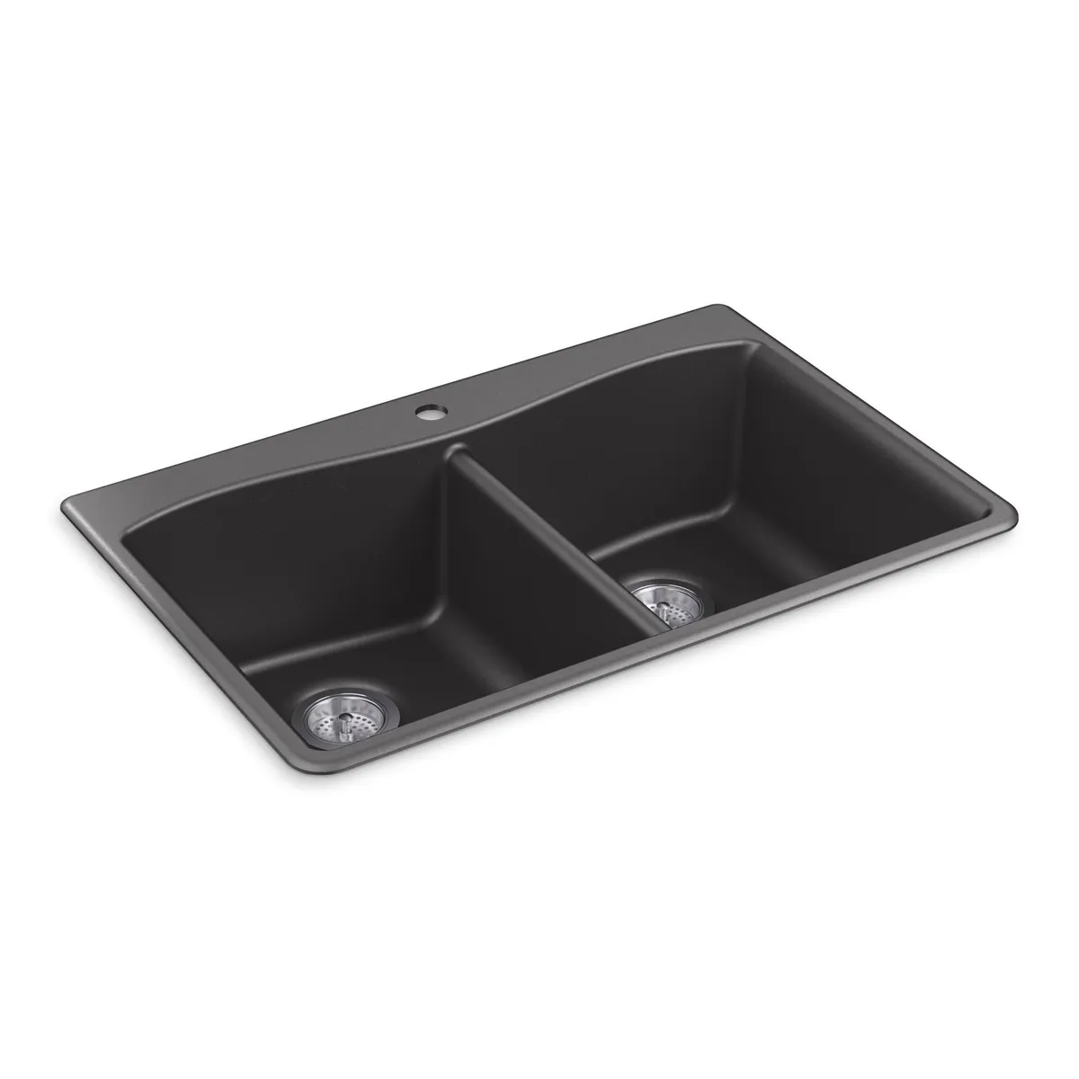 Cuba Kennon De Sobrepor Dupla Preto Kohler, marca  - Foto Principal