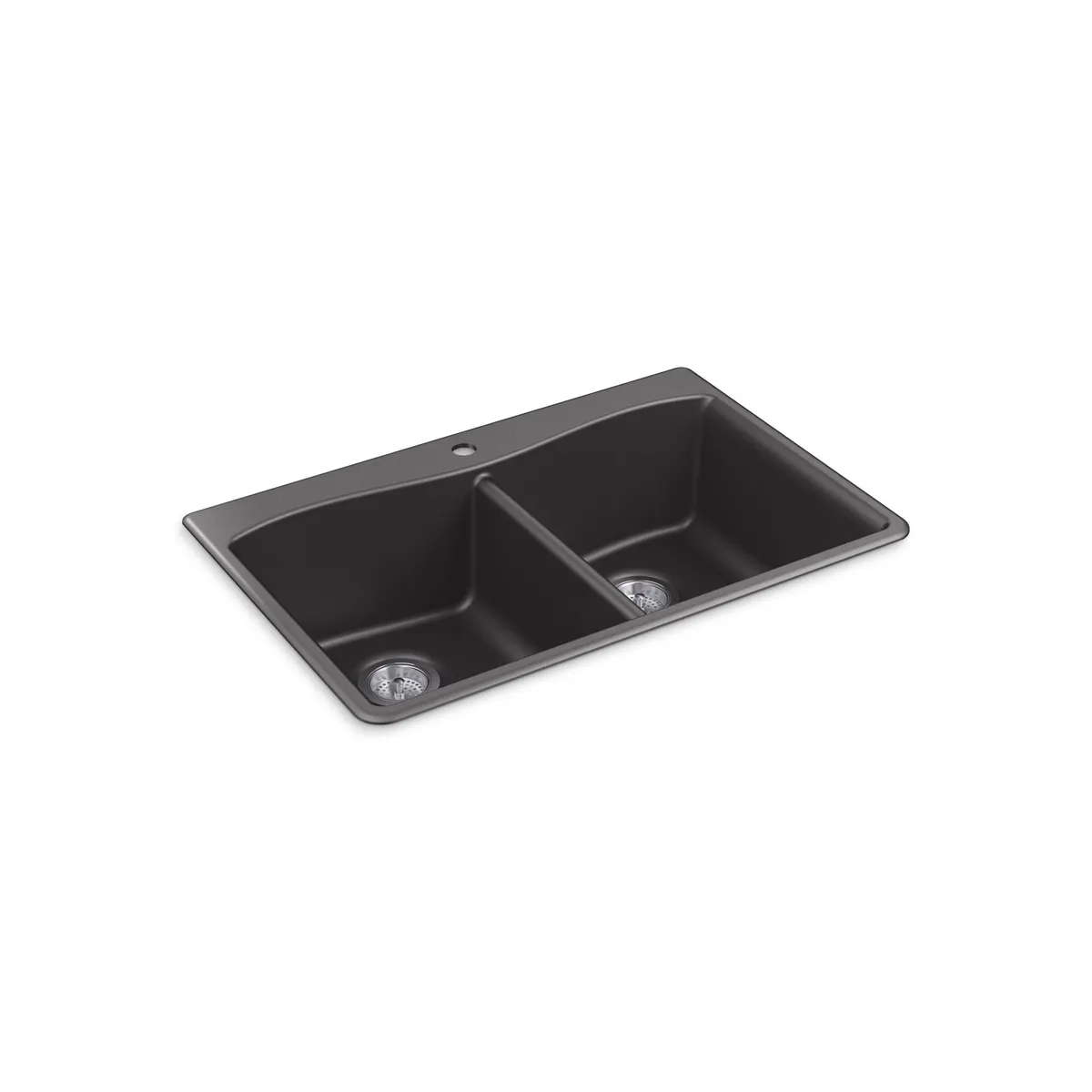 Cuba Kennon De Sobrepor Dupla Preto Kohler, marca  - Foto Principal