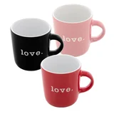 Caneca de Porcelana Love Sortida 170ml- Lyor