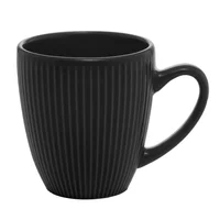 Caneca de Cerâmica Roma Preta 210ml - Lyor