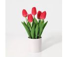 Planta Artificial Tulipa Vermelho 36cm Just Home Collection