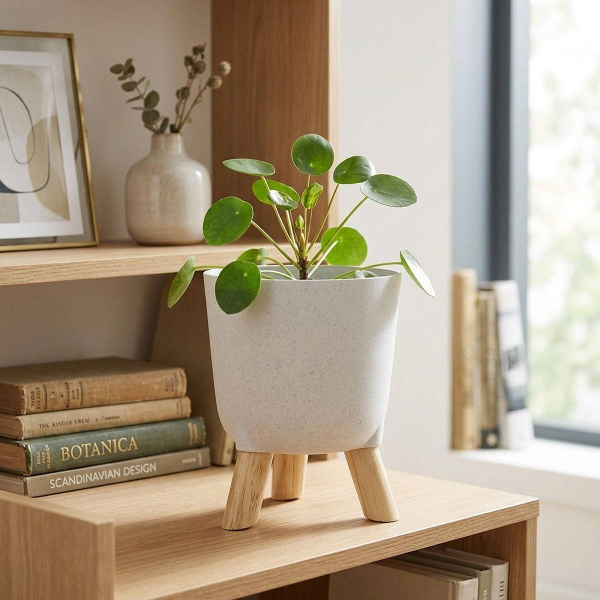 Cachepo Boho Marmore 16,5x13x13cm All Garden, marca All Garden - Foto 2
