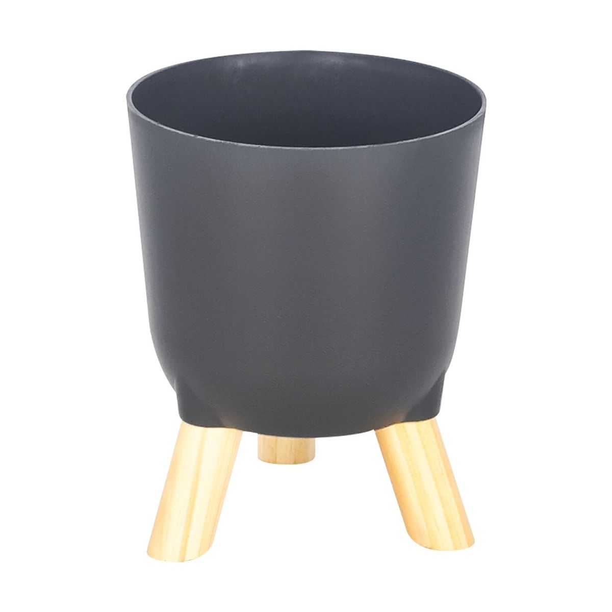 Cachepo Boho Preto 16,5x13x13cm All Garden, marca All Garden - Foto Principal