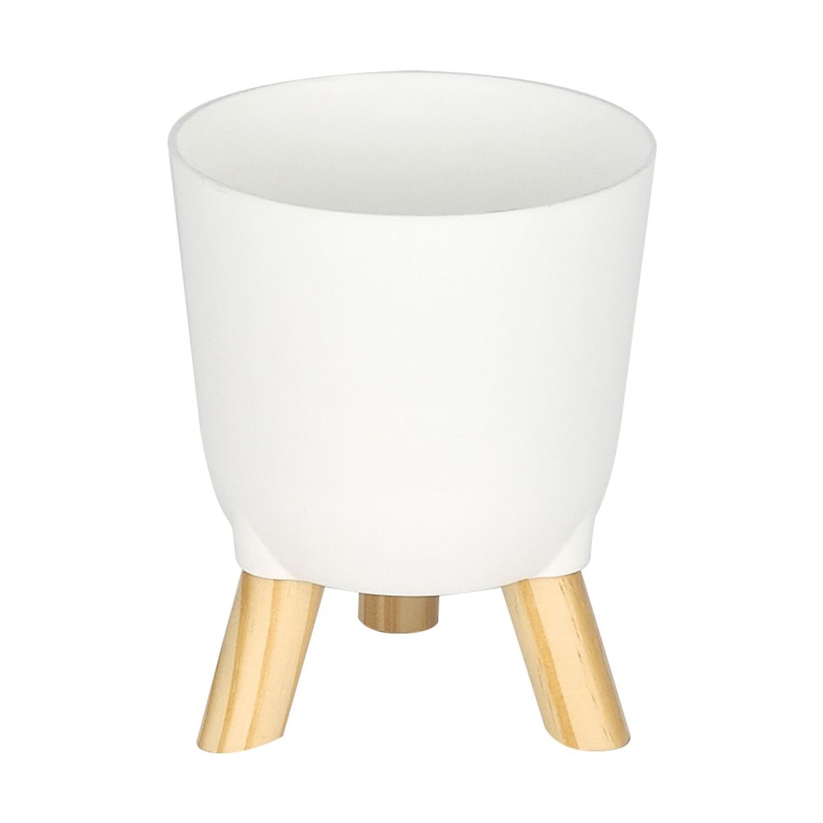 Cachepo Boho Branco 16,5x13x13cm All Garden, marca All Garden - Foto Principal