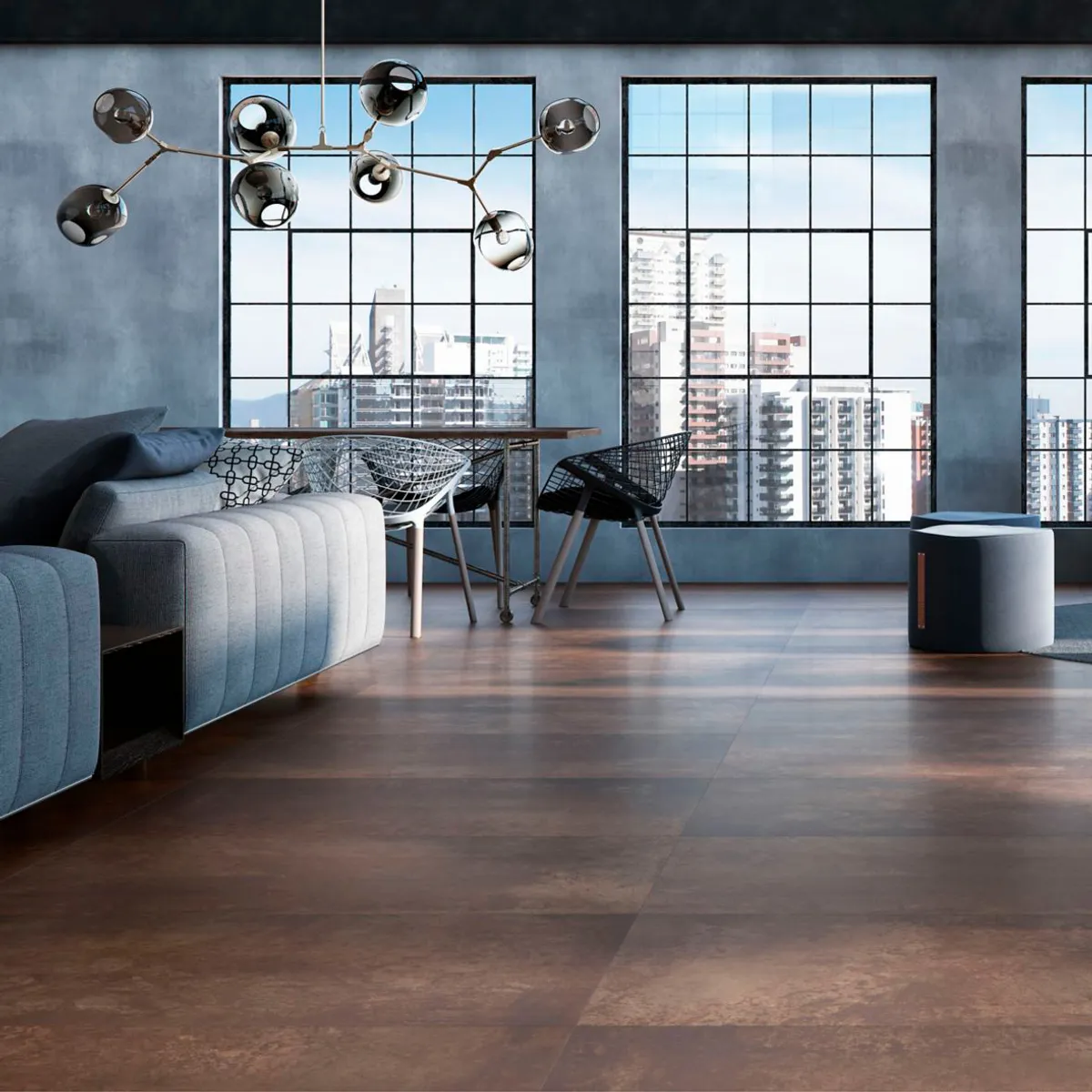 Porcelanato Acetinado Rodin Corten 60x120 Caixa 1,44, marca Eliane - Foto Principal