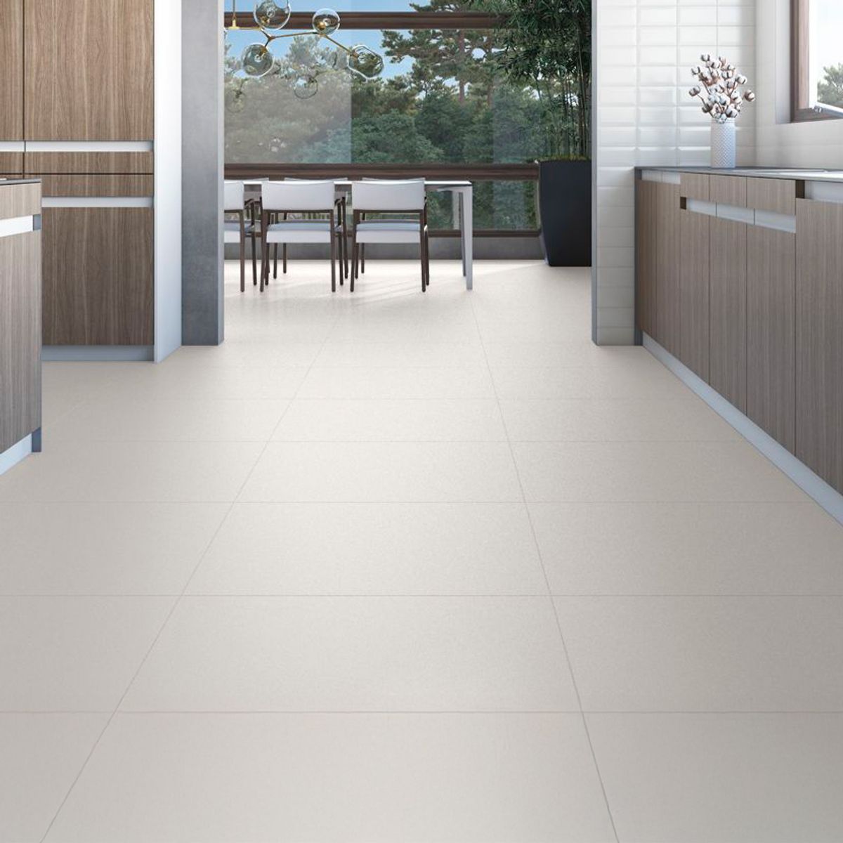 Porcelanato Natural Materia Gesso 80x80 Caixa 1,92, marca Eliane - Foto Principal