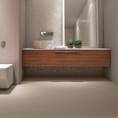 Porcelanato Polido Minimum Nude 80x80 Caixa 1,92