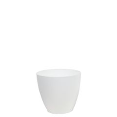 Cachepot Plástico Bage 6x6cm Branco Vasart