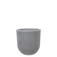 Vaso São Paulo 27 29x29cm Antique Cimento Vasart