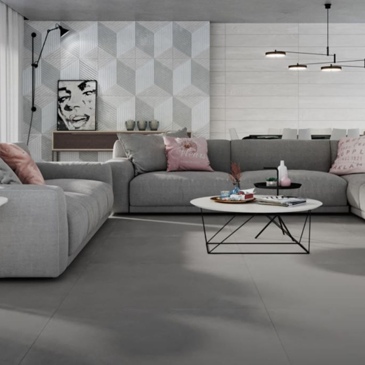 Porcelanato Natural Munich Sgr 100x100cm Caixa 2m² Portinari, marca Portinari - Foto 2