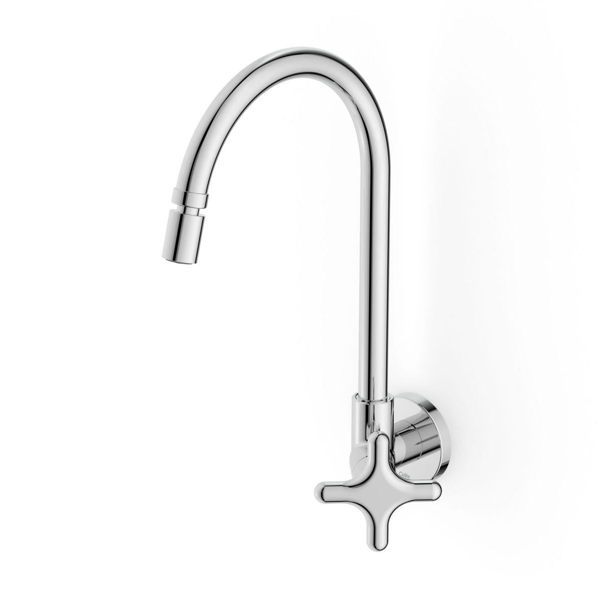 Torneira Para Cozinha De Parede Com Bicamóvel e Arejador Articulado Linha Cromado Cromado Celite, marca Celite - Foto Principal