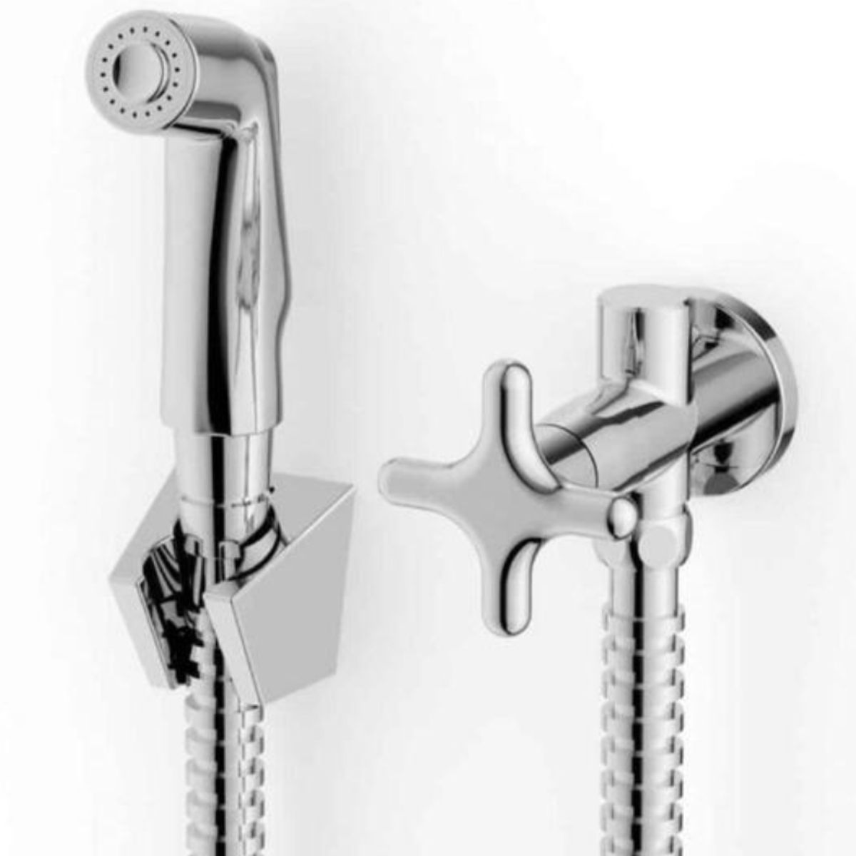 Ducha  Higiênica  Com Derivação  Cross Cromado Celite, marca Celite - Foto Principal