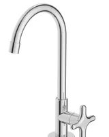 Torneira  Para Lavatório De Mesa  Bica Alta Cross Cromado Celite