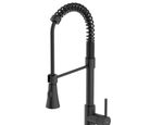 Monocomando P/Cozinha De Mesa C/ Bica Móvel E Duas Funções Gourmet
 Preto Matte Celite