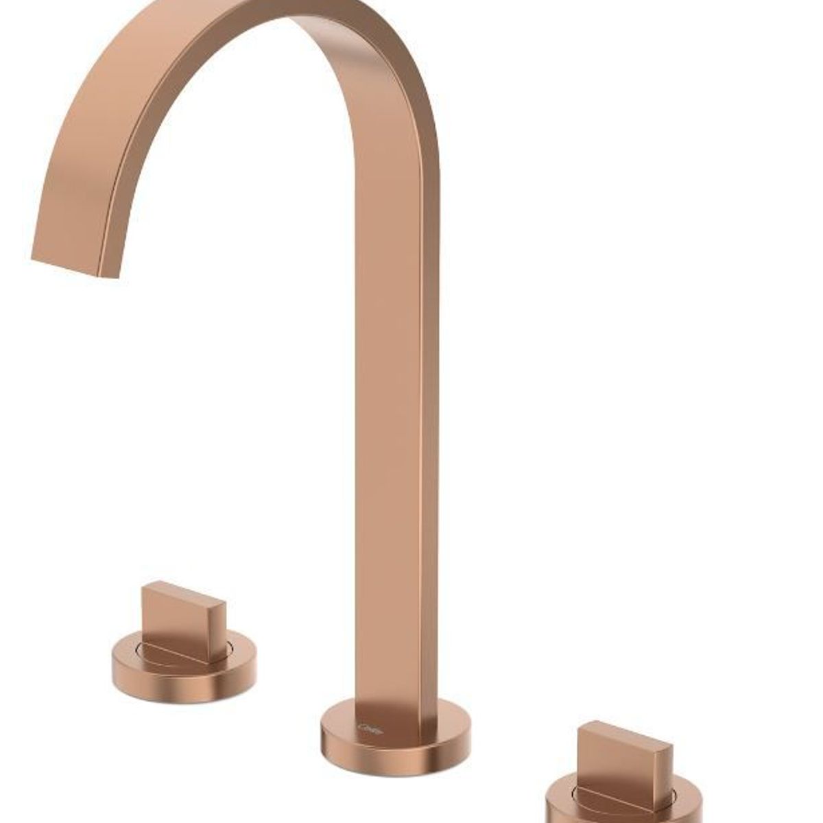 Misturador Lavatorio Mesa 3 Furos Bica Alta Com Válvula Flow Rose Gold Matte Celite, marca Celite - Foto 2