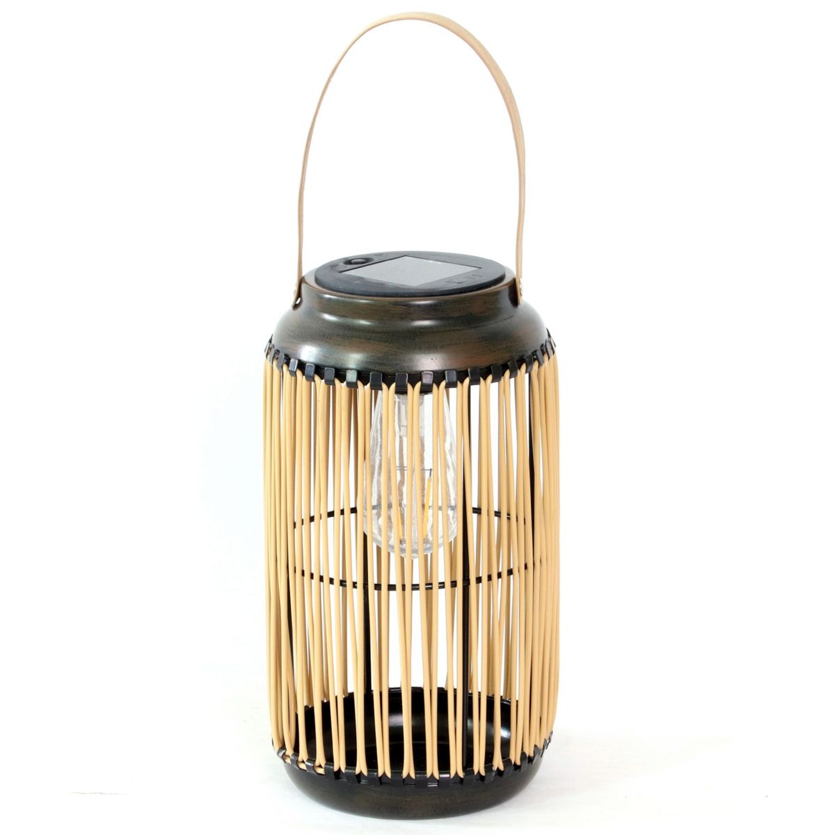 Sb Lanterna Solar 24 Cm Bei Cobre, marca Just Home Collection - Foto Principal
