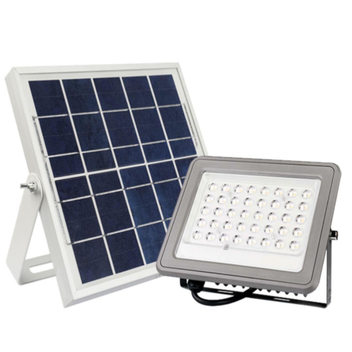 Refletor Solar LED 100W Luz Branca IP65 C/Controle Dairu, marca Dairu - Foto Principal