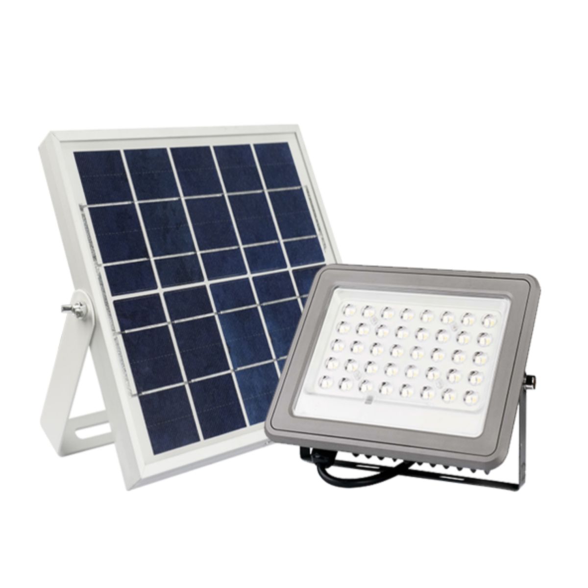 Refletor Solar LED 100W Luz Branca IP65 C/Controle Dairu, marca Dairu - Foto Principal